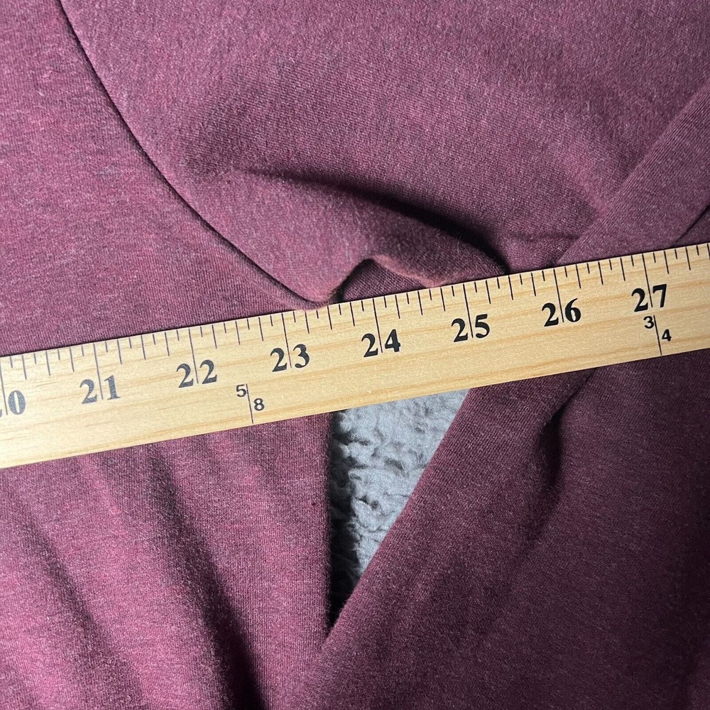 Travis Mathew Sweater Mens Large Red 1/4 Zip Pullover Golf Fleece Performance - Picture 9 of 11